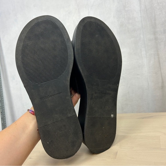 BCBGeneration Platform Slide Sandals Black Women's 7.5 Farrah Minimal Y2K - Picture 6 of 7
